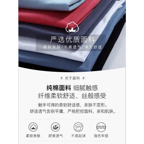 保羅2026新款純棉不掉色長袖男士純色秋衣全棉基礎款中青年打底衫 保羅2026新款純棉不掉色長袖男士純色秋衣全棉基礎款中青年打底衫