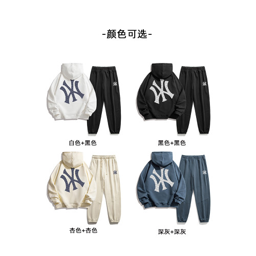 奧特萊斯兩件套衛衣衛褲套裝男生秋冬季新款加絨情侶寬松運動潮牌 奧特萊斯兩件套衛衣衛褲套裝男生秋冬季新款加絨情侶寬松運動潮牌