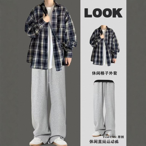 男裝高級感穿搭套裝2024新款初秋穿搭秋季一整套沖鋒衣衛衣夾克 男裝高級感穿搭套裝2024新款初秋穿搭秋季一整套沖鋒衣衛衣夾克