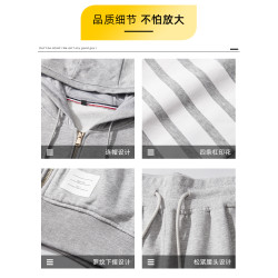 tb衛衣套裝男秋季運動休閒時尚男裝搭配帥氣潮流男士秋裝開衫外套