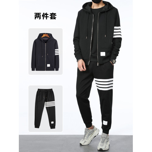 tb衛衣套裝男秋季運動休閒時尚男裝搭配帥氣潮流男士秋裝開衫外套 tb衛衣套裝男秋季運動休閒時尚男裝搭配帥氣潮流男士秋裝開衫外套