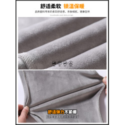 休閒套裝秋冬加絨加厚保暖男士禦寒帶絨圓領長袖衛衣休閒束腳長褲