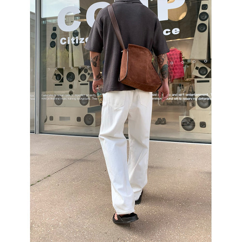 OXFREAK「高品質重磅白色」牛仔褲男直筒寬松韓系cleanfit休閒褲 OXFREAK「高品質重磅白色」牛仔褲男直筒寬松韓系cleanfit休閒褲