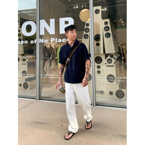 OXFREAK「高品質重磅白色」牛仔褲男直筒寬松韓系cleanfit休閒褲 OXFREAK「高品質重磅白色」牛仔褲男直筒寬松韓系cleanfit休閒褲