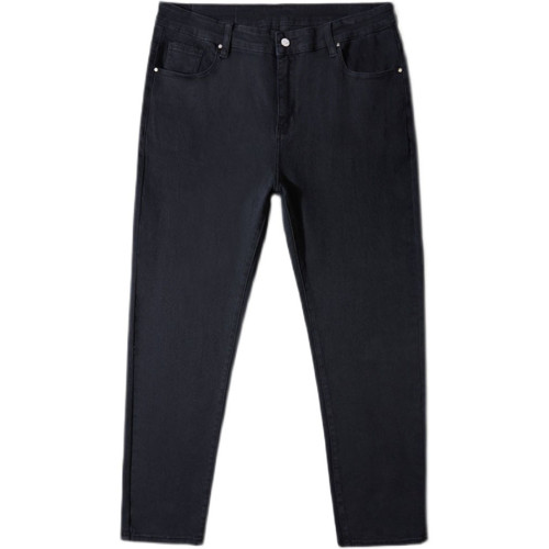 春秋大碼牛仔褲男胖子加肥加大直筒寬松百搭純色休閒潮流顯瘦長褲 春秋大碼牛仔褲男胖子加肥加大直筒寬松百搭純色休閒潮流顯瘦長褲