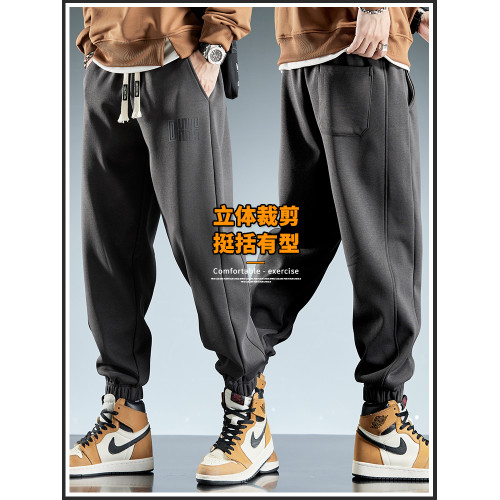 春秋季運動套裝男士2025年新款束腳休閒褲潮牌ins衛衣男寬松百搭 春秋季運動套裝男士2025年新款束腳休閒褲潮牌ins衛衣男寬松百搭