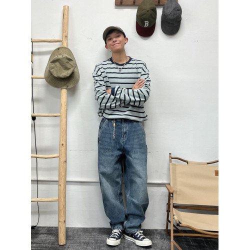 NorthThjelly日系微錐牛仔褲cityboy小復古水洗小直筒簡約bf NorthThjelly日系微錐牛仔褲cityboy小復古水洗小直筒簡約bf