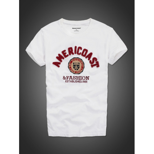 美洲海岸af短袖T恤男潮牌寬松圓領夏季大碼休閒上衣純棉ins體恤衫