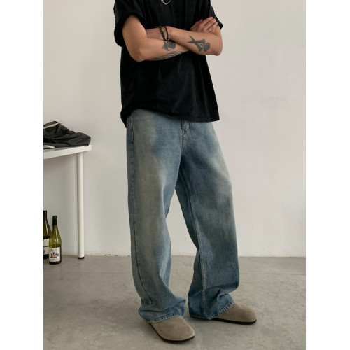 INKNOTS美式復古vintag牛仔褲男女寬鬆baggy濶腿cleanfit褲子潮牌 INKNOTS美式復古vintag牛仔褲男女寬鬆baggy濶腿cleanfit褲子潮牌