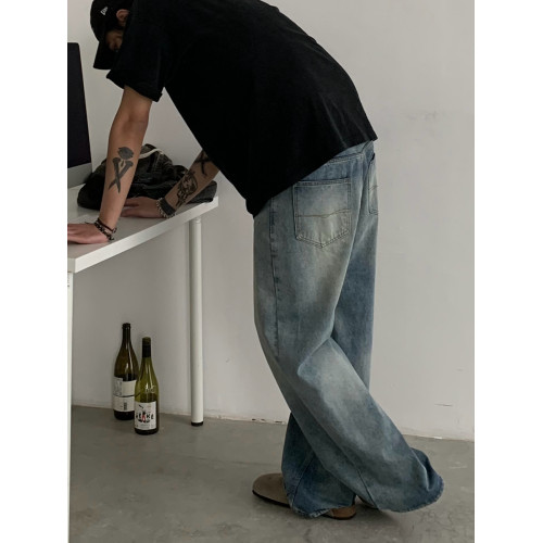 INKNOTS美式復古vintag牛仔褲男女寬鬆baggy濶腿cleanfit褲子潮牌 INKNOTS美式復古vintag牛仔褲男女寬鬆baggy濶腿cleanfit褲子潮牌