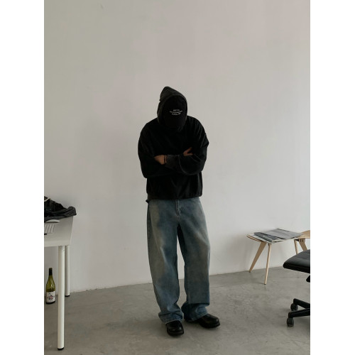 INKNOTS美式復古vintag牛仔褲男女寬鬆baggy濶腿cleanfit褲子潮牌 INKNOTS美式復古vintag牛仔褲男女寬鬆baggy濶腿cleanfit褲子潮牌