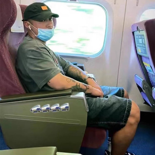 餘文樂工裝牛仔短褲男款潮牌日系復古做舊水洗直筒百搭寬松五分褲