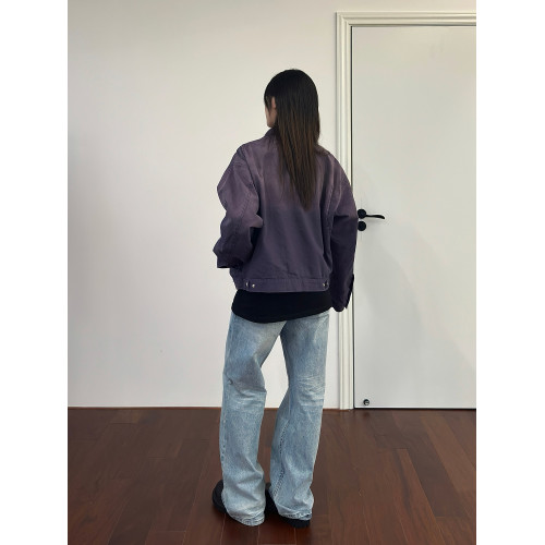 AHCN志存高遠美式水洗直筒濶腿牛仔褲男女寬松cleanfit微喇長褲子 AHCN志存高遠美式水洗直筒濶腿牛仔褲男女寬松cleanfit微喇長褲子