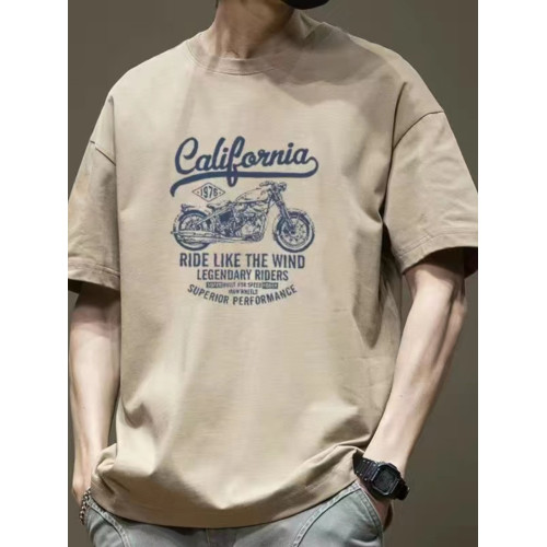 2025新款重磅純棉美式復古短袖T恤男夏季潮牌潮流百搭ins打底T恤