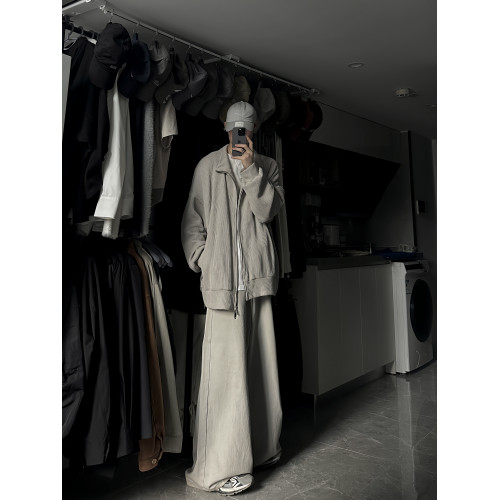 UGL YHOT 復古大廓形美式A字牛仔褲寬松拖地休閒牛仔長褲 UGL YHOT 復古大廓形美式A字牛仔褲寬松拖地休閒牛仔長褲