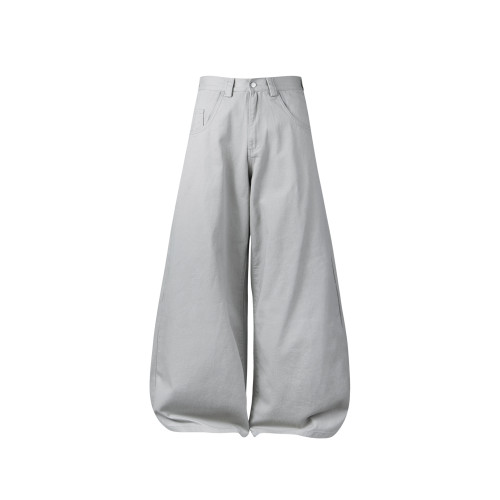 UGL YHOT 復古大廓形美式A字牛仔褲寬松拖地休閒牛仔長褲 UGL YHOT 復古大廓形美式A字牛仔褲寬松拖地休閒牛仔長褲