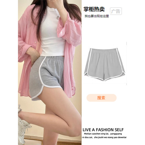 運動短褲女寬松夏季休閒外穿2025新款居家打底褲睡褲穿搭熱褲褲子 運動短褲女寬松夏季休閒外穿2025新款居家打底褲睡褲穿搭熱褲褲子