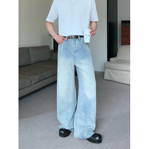 cuibuju 復古水洗做舊工藝寬松直筒牛仔褲拖地濶腿褲男女vintage cuibuju 復古水洗做舊工藝寬松直筒牛仔褲拖地濶腿褲男女vintage