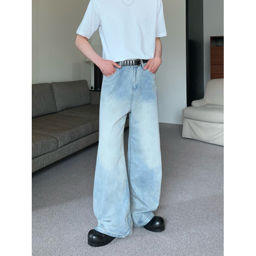 cuibuju 復古水洗做舊工藝寬松直筒牛仔褲拖地濶腿褲男女vintage cuibuju 復古水洗做舊工藝寬松直筒牛仔褲拖地濶腿褲男女vintage