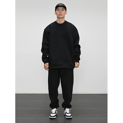 bboy 重磅純色套裝 街舞嘻哈淨色長袖衛褲運動褲子hiphop滑板衛衣