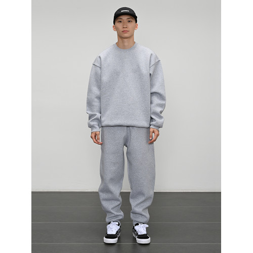 bboy 重磅純色套裝 街舞嘻哈淨色長袖衛褲運動褲子hiphop滑板衛衣