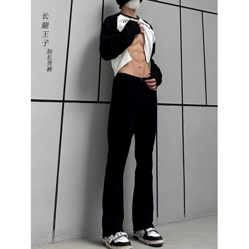 加絨款白色加長版男高個子190美式牛仔褲高級感休閒修身直筒120CM 加絨款白色加長版男高個子190美式牛仔褲高級感休閒修身直筒120CM