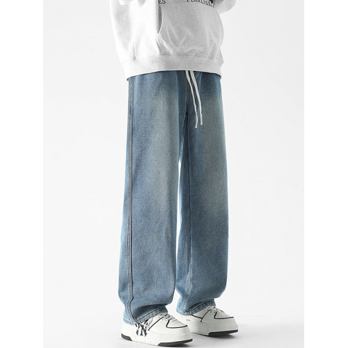 獵璞冬季牛仔褲男直筒加絨加厚褲子男士秋冬美式新款休閒寬松長褲 獵璞冬季牛仔褲男直筒加絨加厚褲子男士秋冬美式新款休閒寬松長褲