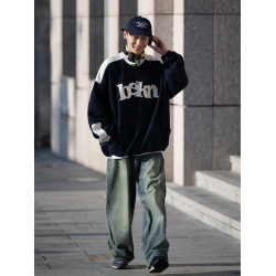 BELLKENIDEA早起工作室23AW水洗牛仔褲男廓形寬松直筒復古流行潮