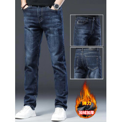 2025新款牛仔褲男款直筒寬鬆彈力秋冬款休閒男褲秋季男士長褲子男