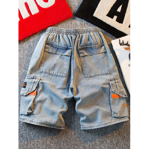 HPCP日系工裝牛仔短褲男潮牌ins高街男士休閒5分褲子寬松五分中褲 HPCP日系工裝牛仔短褲男潮牌ins高街男士休閒5分褲子寬松五分中褲