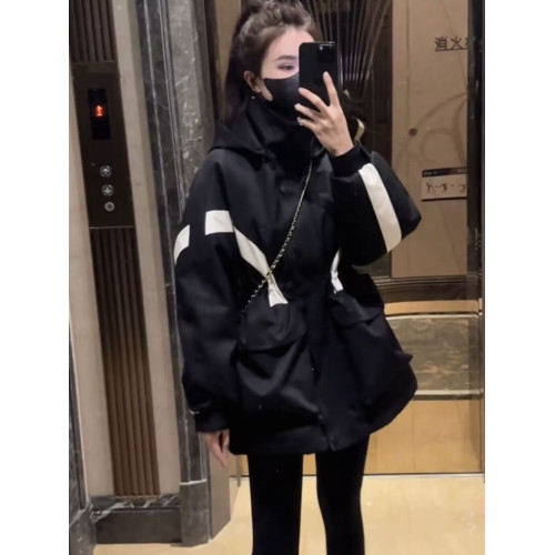 白鴨絨羽絨服女收腰冬季2025新款韓版寬松加厚小個子沖鋒衣外套 白鴨絨羽絨服女收腰冬季2025新款韓版寬松加厚小個子沖鋒衣外套