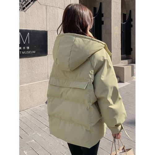 學院風羽絨服女短款冬季2025新款寬松小個子連帽麵包棉衣棉服外套 學院風羽絨服女短款冬季2025新款寬松小個子連帽麵包棉衣棉服外套