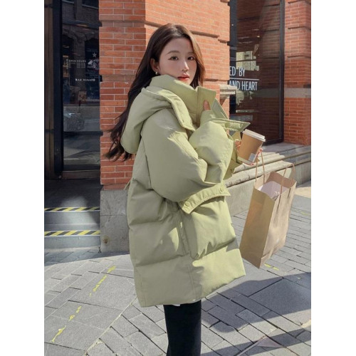 學院風羽絨服女短款冬季2025新款寬松小個子連帽麵包棉衣棉服外套 學院風羽絨服女短款冬季2025新款寬松小個子連帽麵包棉衣棉服外套