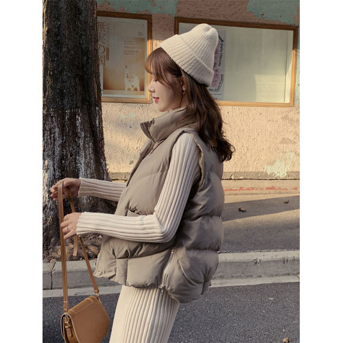 2025年秋冬新款女士外穿羽絨棉馬甲保暖背心冬季網紅坎肩馬夾外套 2025年秋冬新款女士外穿羽絨棉馬甲保暖背心冬季網紅坎肩馬夾外套