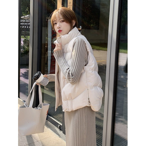 2025年秋冬新款女士外穿羽絨棉馬甲保暖背心冬季網紅坎肩馬夾外套 2025年秋冬新款女士外穿羽絨棉馬甲保暖背心冬季網紅坎肩馬夾外套