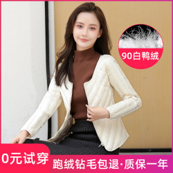 羽絨內膽女2025年新款修身輕薄內穿打底小馬甲貼身保暖背心羽絨服