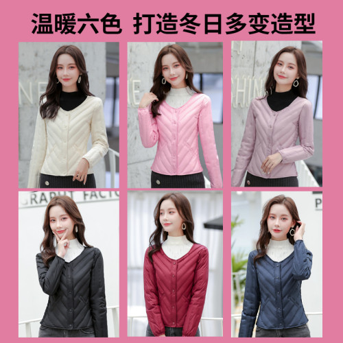 羽絨內膽女2025年新款修身輕薄內穿打底小馬甲貼身保暖背心羽絨服 羽絨內膽女2025年新款修身輕薄內穿打底小馬甲貼身保暖背心羽絨服