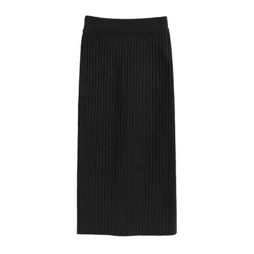 2025秋冬新款針織半身裙直筒一步黑色長裙包臀顯瘦裹裙女裙長90 2025秋冬新款針織半身裙直筒一步黑色長裙包臀顯瘦裹裙女裙長90