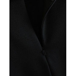 大洪官方嚴選店復古畫報秋冬高腰垂感中長職業半身裙A字繖裙顯瘦