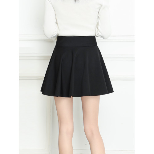 2025秋季新款半身裙蓬蓬裙松緊腰彈力百褶短裙高腰黑色繖裙大擺裙 2025秋季新款半身裙蓬蓬裙松緊腰彈力百褶短裙高腰黑色繖裙大擺裙