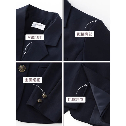 原創正版本佐中jk製服西裝外套女校供感春季款學院風西服班服套裝 原創正版本佐中jk製服西裝外套女校供感春季款學院風西服班服套裝