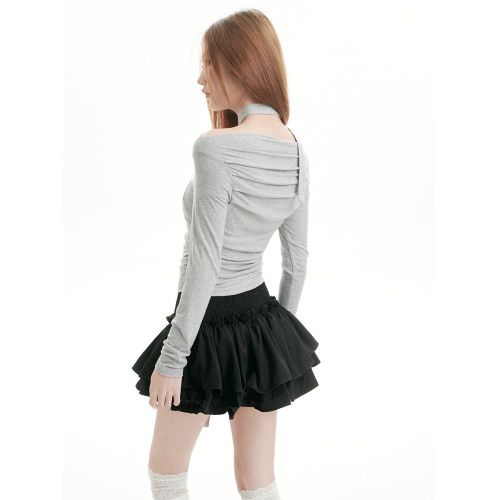 黑色半身裙女春秋2025年新款芭蕾學院風蛋糕裙短裙甜酷辣妹百褶裙 黑色半身裙女春秋2025年新款芭蕾學院風蛋糕裙短裙甜酷辣妹百褶裙