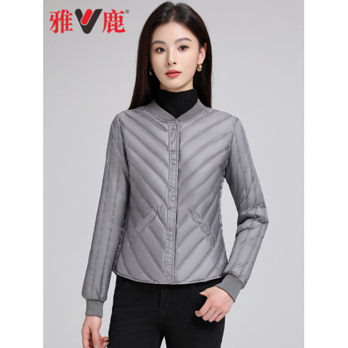 雅鹿羽絨內膽女2025新款修身輕薄長袖內搭短款貼身馬甲內穿羽絨服 雅鹿羽絨內膽女2025新款修身輕薄長袖內搭短款貼身馬甲內穿羽絨服