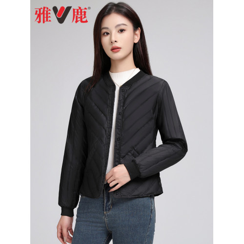 雅鹿羽絨內膽女2025新款修身輕薄長袖內搭短款貼身馬甲內穿羽絨服 雅鹿羽絨內膽女2025新款修身輕薄長袖內搭短款貼身馬甲內穿羽絨服