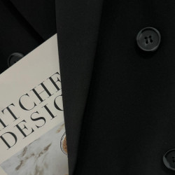 黑色西裝外套女2025年秋季新款設計感百搭高級氣質顯瘦小個子西服