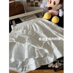 下架學姐絲絨甜美芭蕾風高腰半身裙女秋季蓬蓬A字顯瘦蛋糕短裙ins