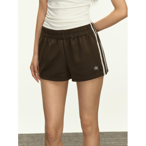 Ariseism 美式復古運動休閒短褲女2025秋季新款低腰舒適百搭熱褲 Ariseism 美式復古運動休閒短褲女2025秋季新款低腰舒適百搭熱褲