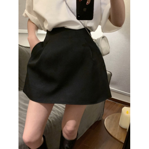 法式復古蓬蓬裙春夏新款大碼高腰顯瘦短裙女白色繖裙花苞裙半身裙