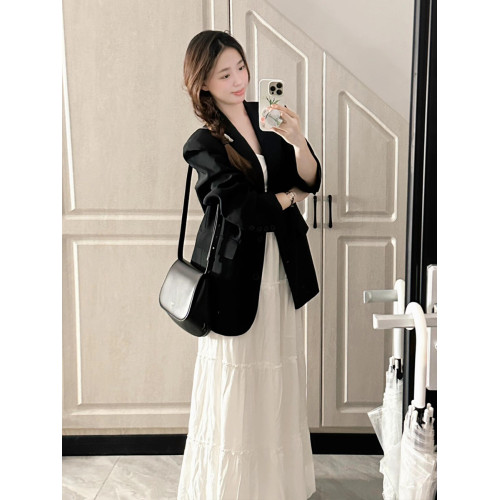 灰色西裝外套女2025春秋季新款oversize韓版休閒小個子寬松小西服 灰色西裝外套女2025春秋季新款oversize韓版休閒小個子寬松小西服