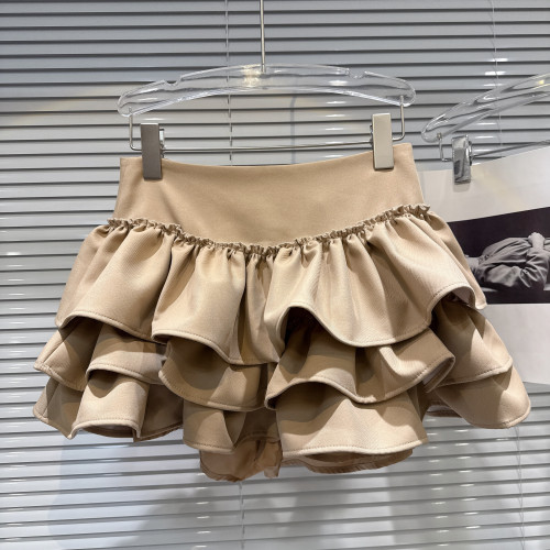 網紅同款2025秋季新款甜辣多層花邊高腰設計蓬蓬裙蛋糕裙小短裙女 網紅同款2025秋季新款甜辣多層花邊高腰設計蓬蓬裙蛋糕裙小短裙女